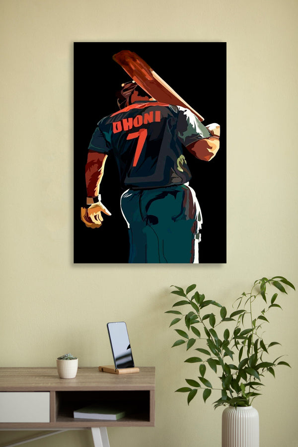 MSDhoni1- Wall Posters