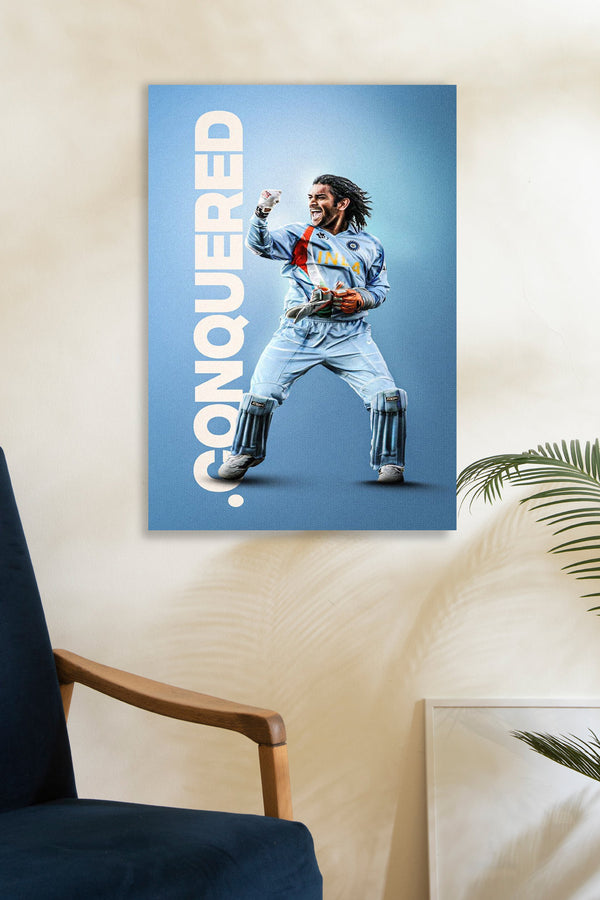 MSDhoni3- Wall Posters
