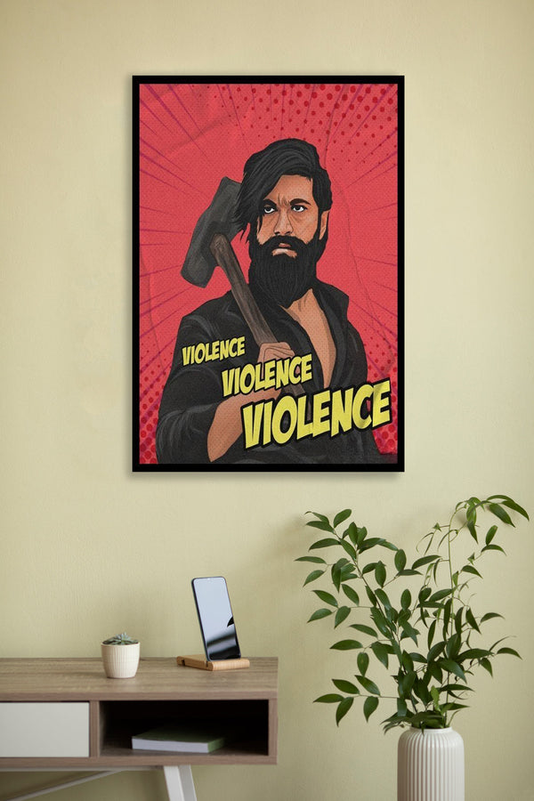 Yash1-KGF- Wall Posters