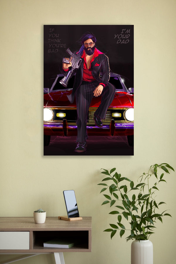 Yash3-KGF- Wall Posters